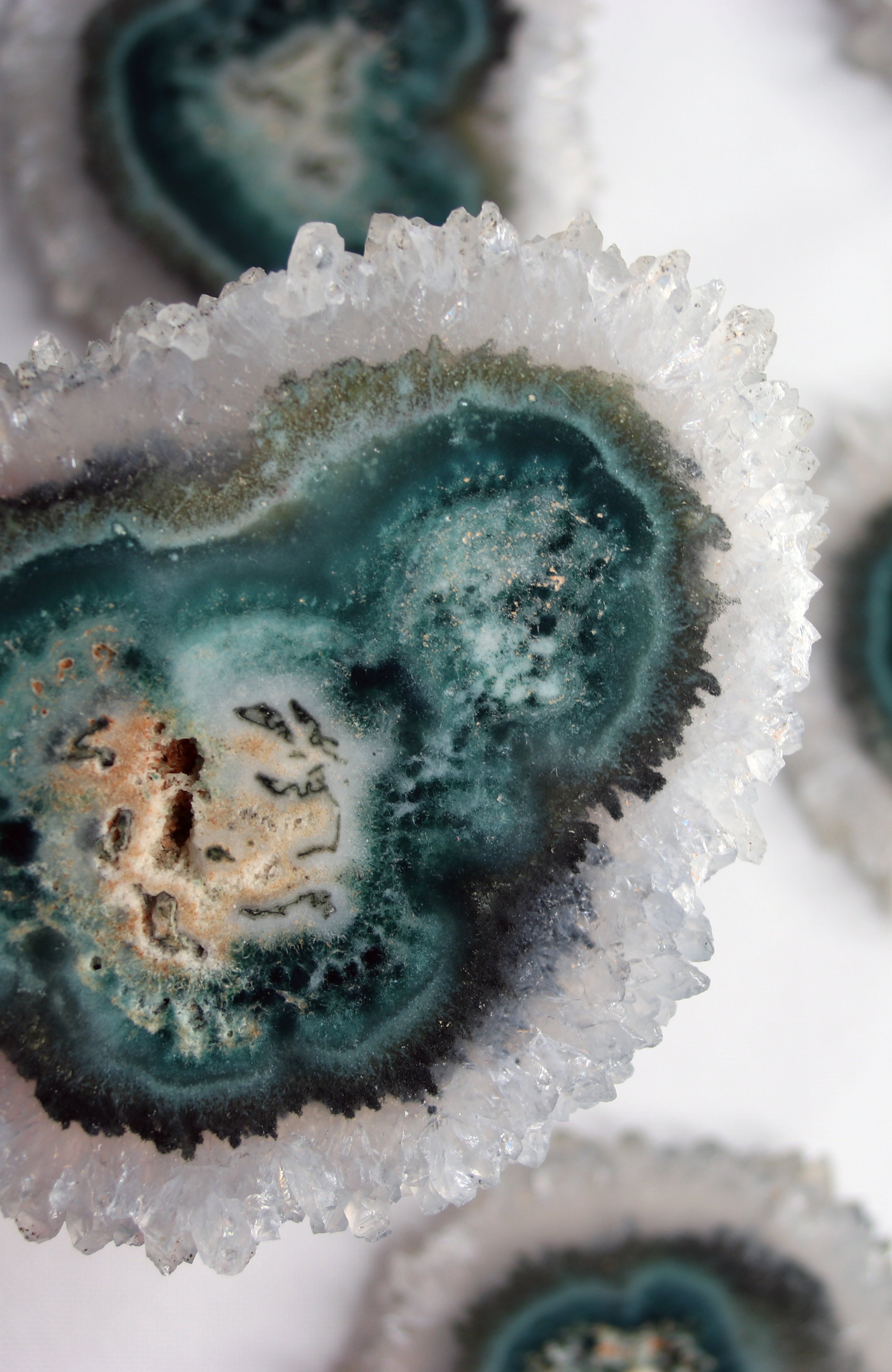 Green Amethyst Flower (Stalactite)